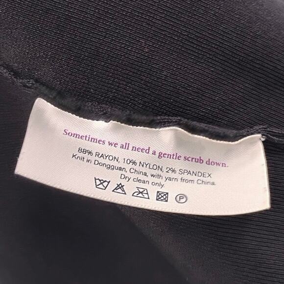 MM LaFleur Sant Ambroeus Jardigan Cardigan Jacket Open Front Black Size XL - Picture 8 of 8